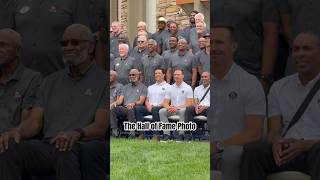 Luke Kuechly at the Hall of Fame group photo  #carolinapanthers #nfl