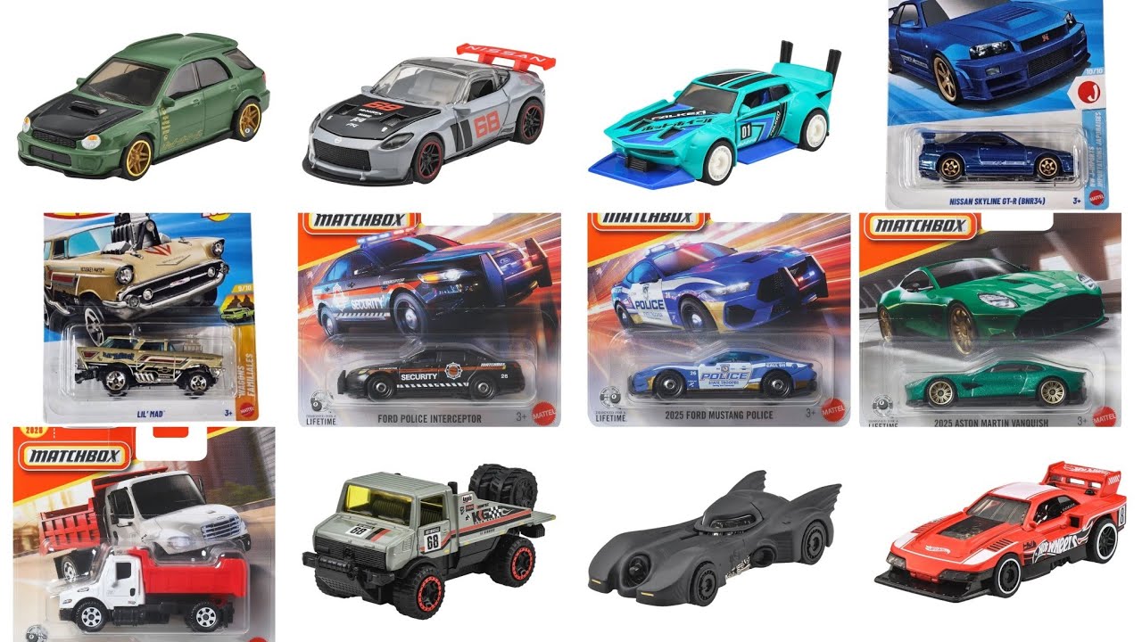 Hot Wheels 2026 K Case Highlights, Matchbox 2026 J Case Highlights