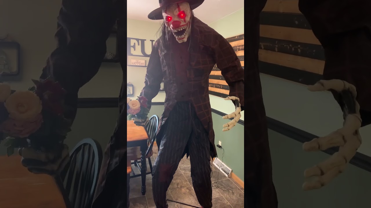 Home Depot Halloween 2022 | Teary The Clown | DEMO