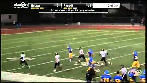 #10 Brandon Randall scores a TD with a 90 yrd Kickoff return