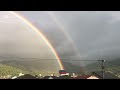 Are my eyes really seeing double rainbows???