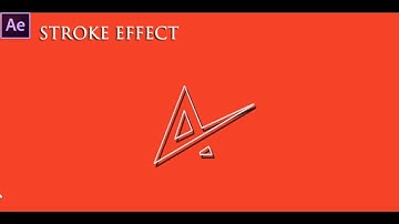 Stroke Logo Reveal Outline Effect - After Effects Tutorial