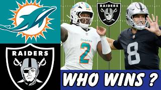 Miami Dolphins vs Las Vegas Raiders - NFL Week 1 Preview & Prediction