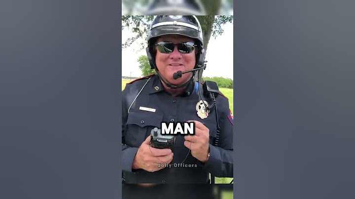 Man Gives Donut To Cop Instead Of License