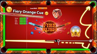 8 Ball Pool - Trickshot Luar Biasa di FIRE RUSH w Cue level Fiery Orange max - New Ring GamingWithK screenshot 5