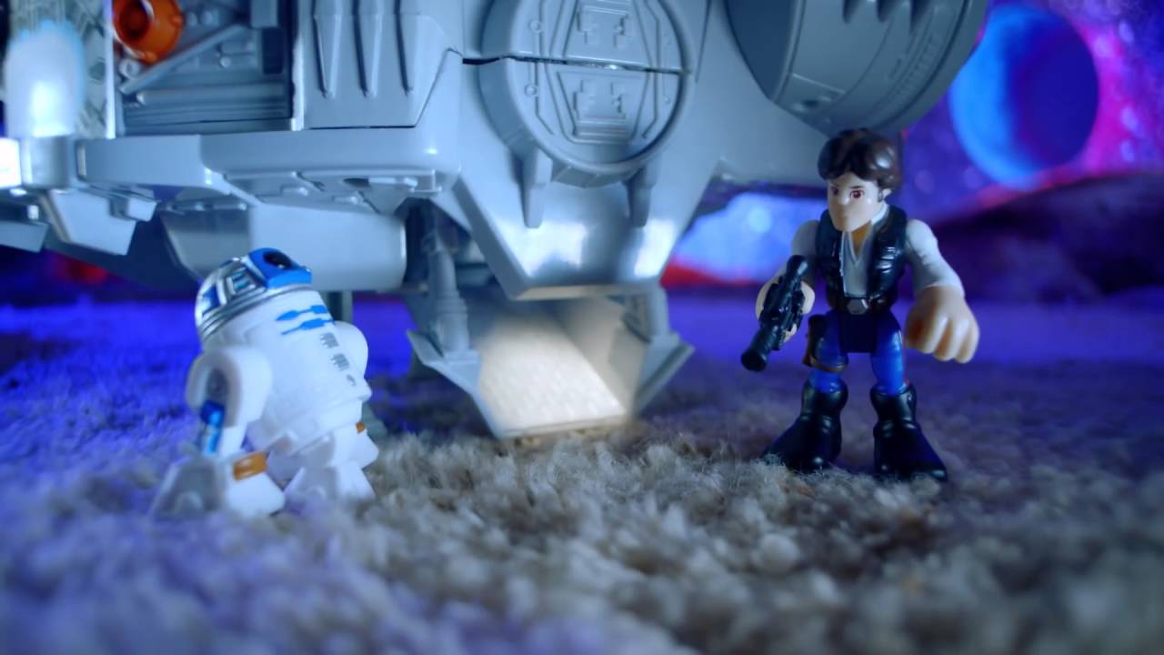 Playskool Star Wars Galactic Heroes Jedi Force Han Solo and Chewbacca Playskool Star Wars Galactic Heroes Jedi Force Han Solo and Chewbacca