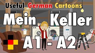 Learn German:  mein Keller - my basement / Learning Videos for Beginners