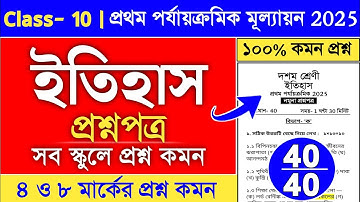 class 10 history 1st unit test suggestion 2025 | class 10 1st summative history suggestion 2025