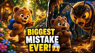 The Little Bear Who Followed a Magic Bee 🐝🐻 | Tales by Rushdi