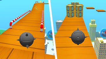 Sky Rolling Ball 3D - All Levels Gameplay Android, iOS #107 ( Level 22 - 34 )