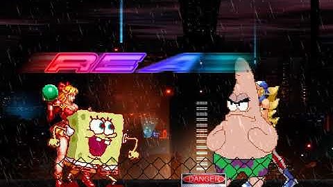 MUGEN Request: Spongebob & Carol Stanzack Vs Patrick Star & Tiffany Lords