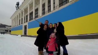 Прогулка по рождественскому Киеву. Родственники из Винницы