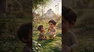 Sharing Food Is a Beautiful Deed | Islamic Moral Story for Kids 🍎❤️ | 3D Islamic Animation.