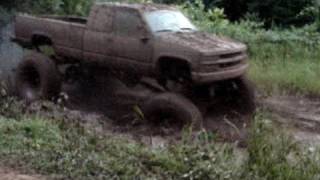 I like how the grinch is on it  Mud trucks, Big trucks, Chevy 4x4
