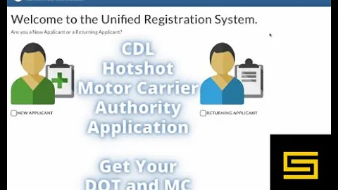 CDL Hotshot Motor Carrier Authority Application - Apply for your DOT and MC