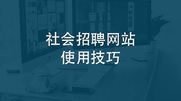 Vol.27 智联招聘、前程无忧等社招网站使用的经验以及技巧
