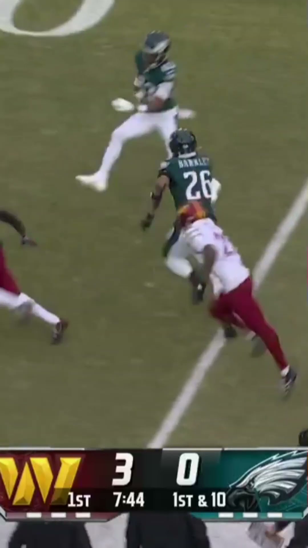 ARE YOU KIDDING ME, SAQUON BARKLEY?!?!?! AMAZING TD RUN ?? Eagles vs Commanders Highlights