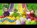 Teletubbies: 1 HOUR Compilation | Sliding Down + more! | Videos for Kids