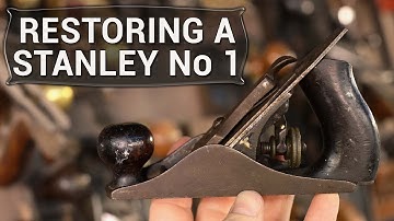 Restoring a RARE Tiny Stanley No. 1 Hand Plane