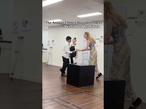 1st Place 🏆 - Monologue : The Answer I Didn’t Have