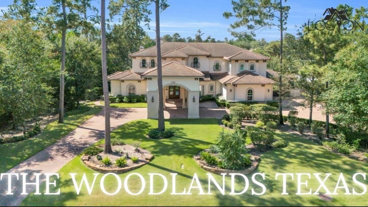 Massive 7200 SqFt Golf Course Custom Home Tour in The Woodlands Texas USA ∙ Elevator∙ Wine Cave∙Pool