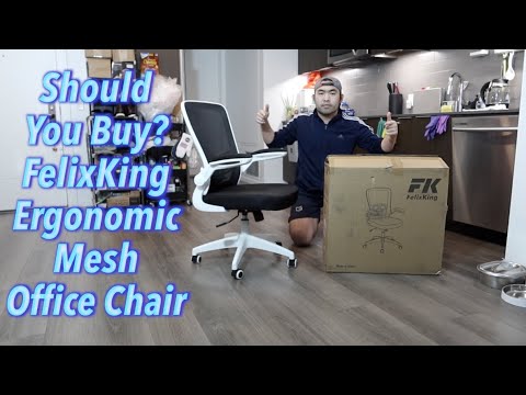  FelixKing Ergonomic Office Chair, Headrest Desk Chair