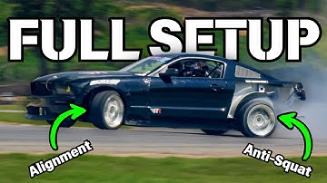 GODZILLA SWAP S197 DRIFT CAR SUSPENSION SETUP OVERVIEW