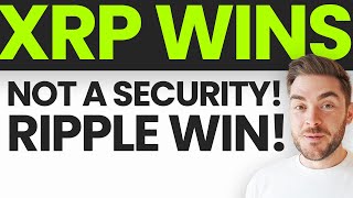 RIPPLE WINS! XRP NOT A SECURITY!!!!!!!!! LIVE CELEBRATION!