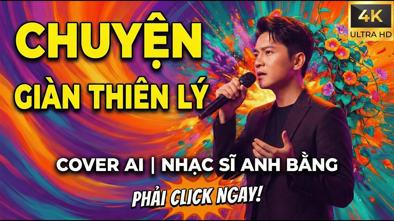 QUÁ CẢM XÚC!!! CHUYỆN GIÀN THIÊN LÝ(Anh Bằng) - Bản Cover AI Hay Không Tưởng.
