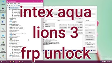 Intex Aqua lions 3 frp Google account bypass