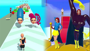 BUILD A QUEEN RUN : All Levels Updated ASMR Android Gameplay 102