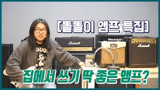 [똘똘이 앰프 특집] 집에서 쓰기 딱 좋은 앰프는?? (Marshall MG15GR, MS-2C, Cort CM15G 앰프)
