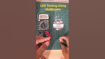 LED Testing Using Multimeter #lifehacks #shorts #shortsvideo #diyprojectsforhome #geniusideas #new