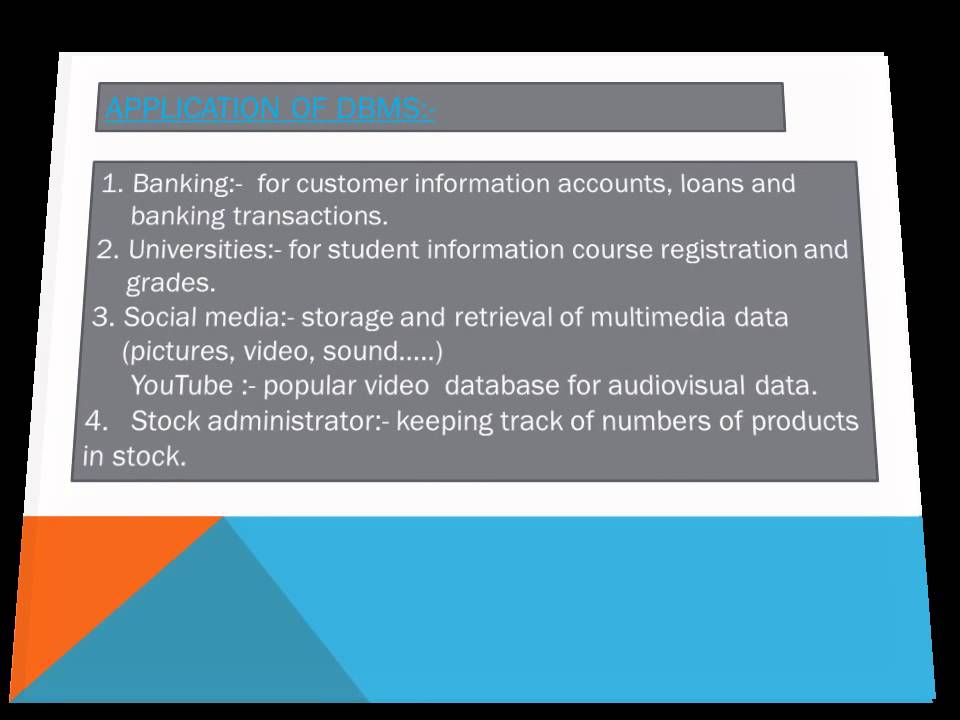 DBMS presentation - YouTube