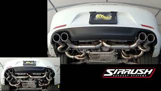 911 carrera 4S full custom exhaust system Sirrush Mufflers equipped Shop mofles scorpion - original