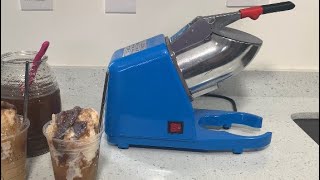 Como funciona mi maquina para moler hielo para raspados