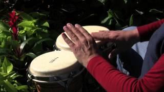 How to play a classic rock beat on bongos chords