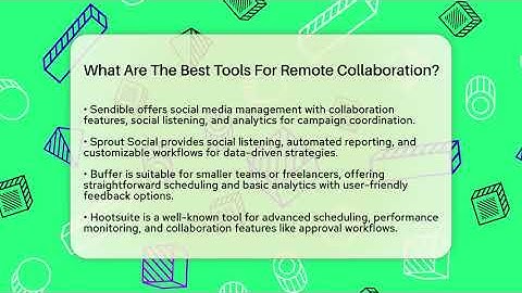 What Are The Best Tools For Remote Collaboration? - Everyday-Networking
