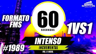 🎤 Formato FMS 1VS1 🔥 Base de Rap Para Improvisar Con Palabras | ENTRENAMIENTO FMS #1989