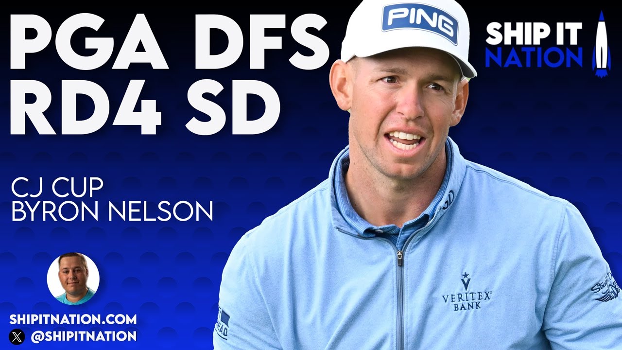 PGA Round 4 Showdown | May 4, 2025 | DraftKings DFS Picks, Plays and Process