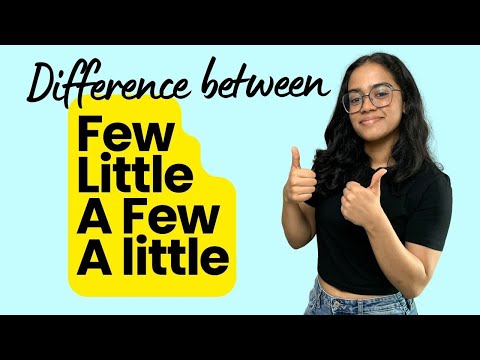 Difference Between Few And Little - Countable And Uncountable Things Grammar Ananya Shorts