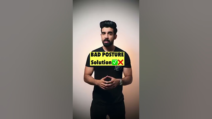 BAD POSTURE ✅❌ #shorts #posture