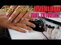 EXTREME GLITTER NAIL TUTORIAL *ROSE GOLD* | ITSJUSTKELLI