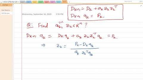 ECE 5759: Nonlinear Optimization Lec 9