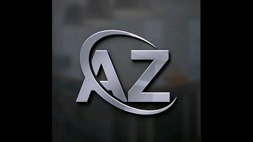 Coreldraw Tutorial - Letter A + Z Logo Design in Coreldraw