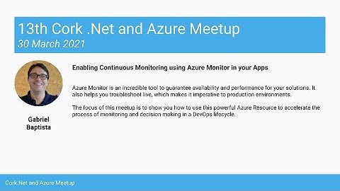 13th Cork .NET Azure Meetup