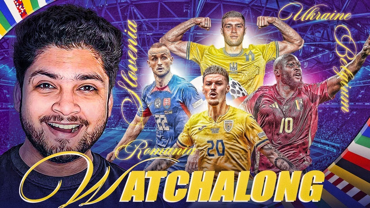 Belgium vs Ukraine Romania vs Slovakia Live Reaction & Watchalong YouTube