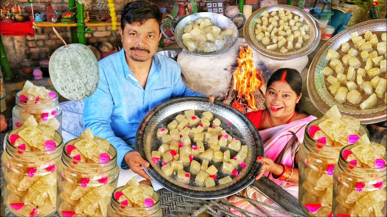 आगरे का पेठा बनाने की विधि | Agra Ka Petha Recipe | Petha Sweet Recipe in hindi