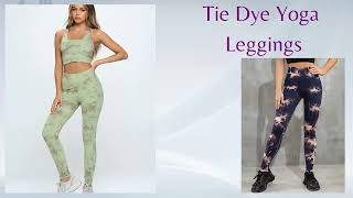 Types of Yoga Pants for Women with Names
