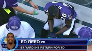 Ed Reed 57 Yard Pick 6 Vs Dolphins 2008